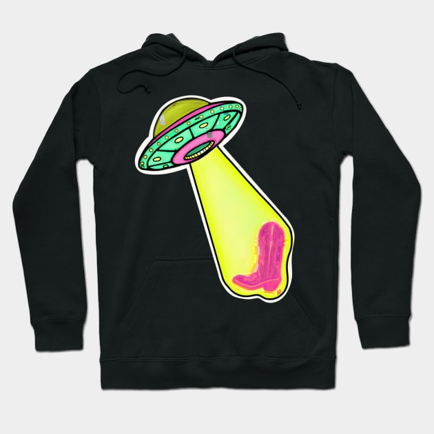 UFO Cowboy Hoodie by ilikeyourhair